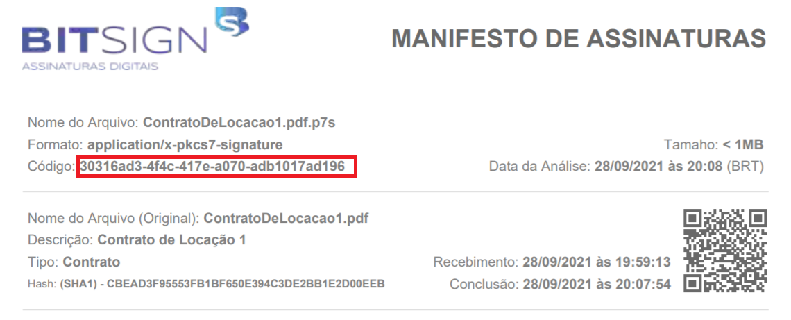 Manifesto de Assinaturas